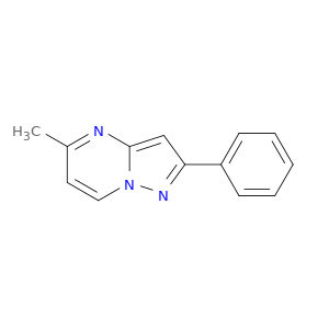 Pyrazolo[1,5-a]pyrimidine, 5-methyl-2-phenyl-