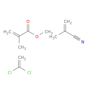 2-丙基酸,2-甲基,甲酯,具有1,1-二氯乙烯的聚合物和2-甲基-2-丙烯腈