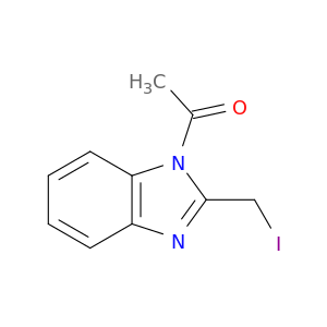 Ethanone,1-[2-(iodomethyl)-1H-benzimidazol-1-yl]-