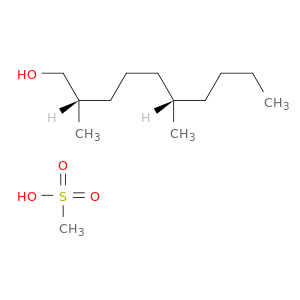 1-Decanol, 2,6-dimethyl-, methanesulfonate, (2S,6S)-
