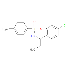 Benzenesulfonamide, N-[1-(4-chlorophenyl)propyl]-4-methyl-