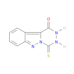 [1,2,4]Triazino[4,5-b]indazol-1(2H)-one, 3,4-dihydro-4-thioxo-
