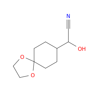 2-{1,4-dioxaspiro[4.5]decan-8-yl}-2-hydroxyacetonitrile
