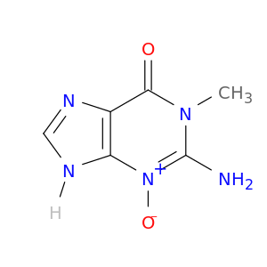 6H-Purin-6-one,2-amino-1,9-dihydro-1-methyl-, 3-oxide