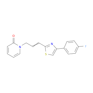 1-[3-[4-(4-氟苯基)-2-噻唑基]-2-丙烯-1-基]-2(1H)-吡啶酮