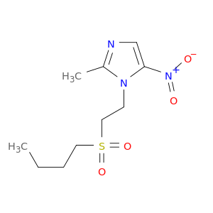 1H-Imidazole, 1-[2-(butylsulfonyl)ethyl]-2-methyl-5-nitro-