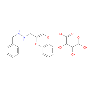 1-(1,4-benzodioxin-2-ylmethyl)-2-benzylhydrazine 2,3-dihydroxybutanedioate(1:1)