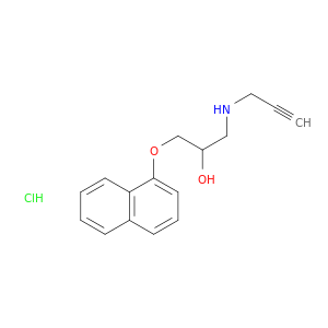 2-Propanol, 1-(1-naphthalenyloxy)-3-(2-propynylamino)-, hydrochloride