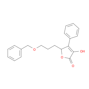 2(5H)-Furanone, 3-hydroxy-4-phenyl-5-[3-(phenylmethoxy)propyl]-