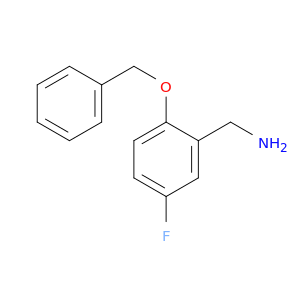 2-Benzyloxy-5-fluorobenzyl amine