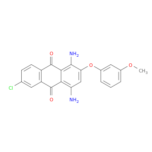 9,10-Anthracenedione, 1,4-diamino-6-chloro-2-(3-methoxyphenoxy)-