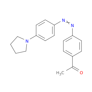 Ethanone, 1-[4-[[4-(1-pyrrolidinyl)phenyl]azo]phenyl]-