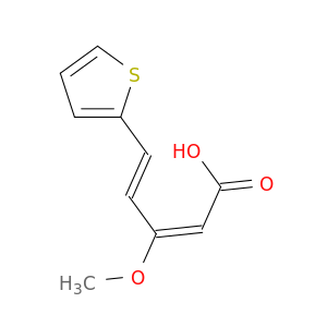 2,4-Pentadienoic acid, 3-methoxy-5-(2-thienyl)-, (E,E)-