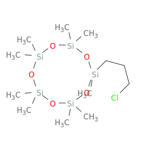 Cyclopentasiloxane, (3-chloropropyl)nonamethyl-