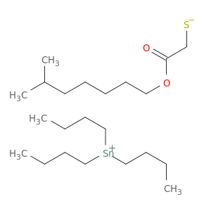 Aceticacid, 2-[(tributylstannyl)thio]-, 6-methylheptyl ester