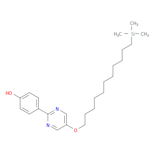 Phenol, 4-[5-[[11-(trimethylsilyl)undecyl]oxy]-2-pyrimidinyl]-