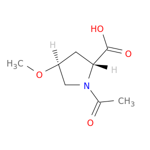 (2R,4S)-1-acetyl-4-methoxypyrrolidine-2-carboxylic acid