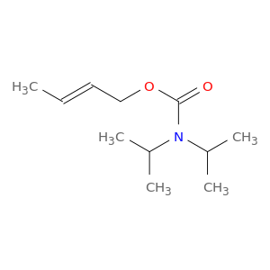 Carbamic acid, bis(1-methylethyl)-, (2E)-2-butenyl ester
