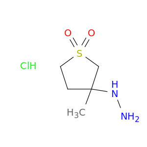 3-肼基-3-甲基四氢噻吩1,1-二氧化物盐酸盐