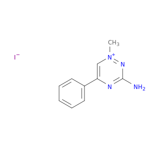 1,2,4-Triazinium, 3-amino-1-methyl-5-phenyl-, iodide