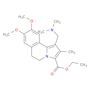 ethyl 1-[(dimethylamino)methyl]-8,9-dimethoxy-2-methyl-5,6-dihydropyrrolo[2,1-a]isoquinoline-3-carboxylate