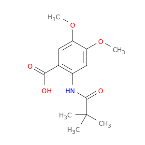 2-(2,2-Dimethylpropanamido)-4,5-dimethoxybenzoic Acid