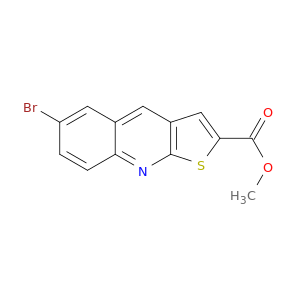 Thieno[2,3-b]quinoline-2-carboxylic acid, 6-bromo-, methyl ester