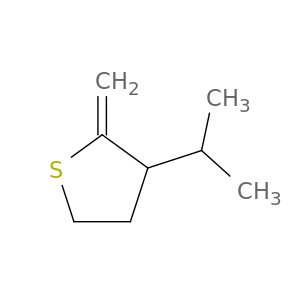 Thiophene, tetrahydro-2-methylene-3-(1-methylethyl)-