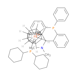 (+)-[( R)- 2-二环己膦基二茂铁](N,N -二甲氨基)(2 - 二环己膦苯基)甲烷