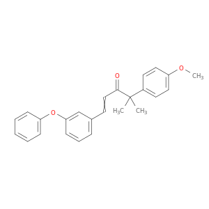 1-Penten-3-one, 4-(4-methoxyphenyl)-4-methyl-1-(3-phenoxyphenyl)-