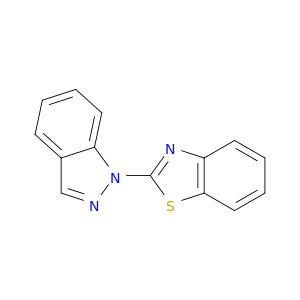 Benzothiazole, 2-(1H-indazol-1-yl)-
