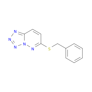 Tetrazolo[1,5-b]pyridazine, 6-[(phenylmethyl)thio]-