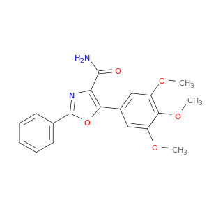 4-Oxazolecarboxamide, 2-phenyl-5-(3,4,5-trimethoxyphenyl)-