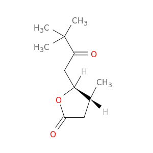 2(3H)-Furanone, 5-(3,3-dimethyl-2-oxobutyl)dihydro-4-methyl-, trans-