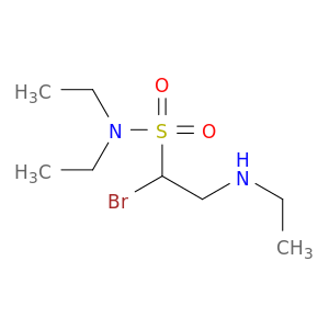 Ethanesulfonamide, 1-bromo-N,N-diethyl-2-(ethylamino)-