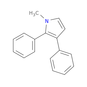 1H-Pyrrole, 1-methyl-2,3-diphenyl-