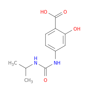 2-hydroxy-4-{[(propan-2-yl)carbamoyl]amino}benzoic acid