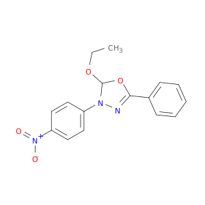 1,3,4-Oxadiazole, 2-ethoxy-2,3-dihydro-3-(4-nitrophenyl)-5-phenyl-