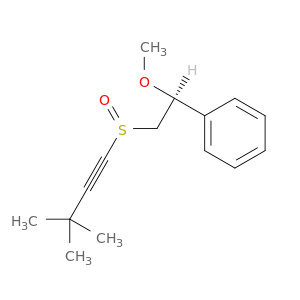 Benzene, [(1S)-2-[(3,3-dimethyl-1-butynyl)sulfinyl]-1-methoxyethyl]-