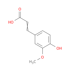 4-羟基-3-甲氧基肉桂酸