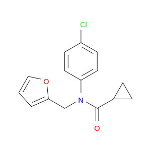 Cyclopropanecarboxamide, N-(4-chlorophenyl)-N-(2-furanylmethyl)-