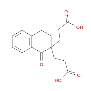2,2(1H)-Naphthalenedipropanoic acid, 3,4-dihydro-1-oxo-