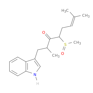 6-Octen-3-one, 1-(1H-indol-3-yl)-2,7-dimethyl-4-(methylsulfinyl)-