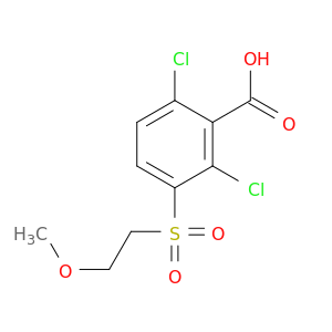 2,6-Dichloro-3-(2-methoxyethanesulfonyl)benzoic Acid