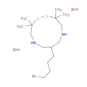 1,2-Dithia-5,9-diazacycloundecane,7-(4-bromobutyl)-3,3,11,11-tetramethyl-, hydrobromide (1:2)