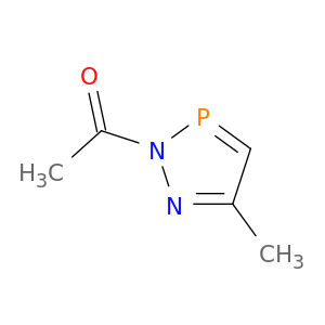 2H-1,2,3-Diazaphosphole, 2-acetyl-5-methyl-