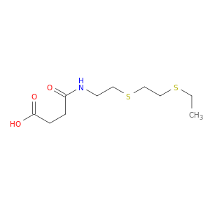 Butanoic acid, 4-[[2-[[2-(ethylthio)ethyl]thio]ethyl]amino]-4-oxo-