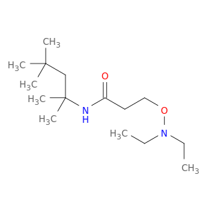 Propanamide, 3-[(diethylamino)oxy]-N-(1,1,3,3-tetramethylbutyl)-