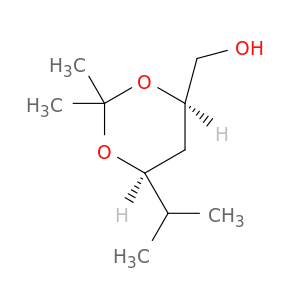 1,3-Dioxane-4-methanol, 2,2-dimethyl-6-(1-methylethyl)-, cis-