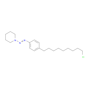 Piperidine, 1-[[4-(9-chlorononyl)phenyl]azo]-